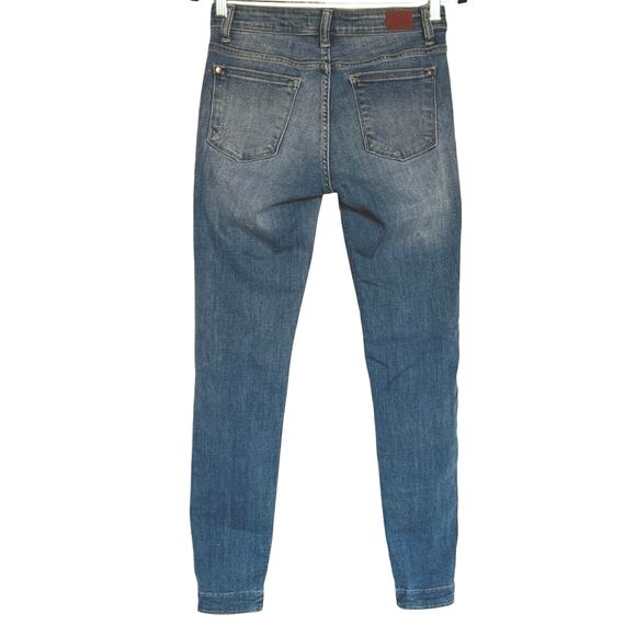 Judy Blue Women’s Camo Patch Skinny Jeans Distressed Size 7/28 JB82109MD - Picture 3 of 15